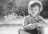 Photo I.D. a birthday card template with a personalized picture